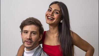 Mumbai, India - Feb. 10, 2023: Indian actor Sreejita De and her partner Michael Blohm at Goregaon in Mumbai, India, on Friday, February 10, 2023. (Photo by Satish Bate/ Hindustan Times) (Hindustan Times) Mumbai, India - Feb. 10, 2023: Indian actor Sreejita De and her partner Michael Blohm at Goregaon in Mumbai, India, on Friday, February 10, 2023. (Photo by Satish Bate/ Hindustan Times) (Hindustan Times)