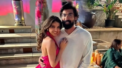Rana Daggubati's wife Miheeka Bajaj teased him as she penned a note.