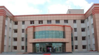 The AIIMS building in Patna. (HT Photo)