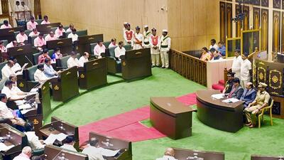 The Budget session was held from February 3 to 12. (PTI) The Budget session was held from February 3 to 12. (PTI)
