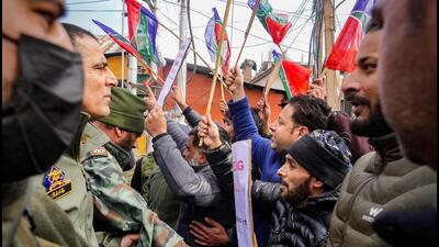Three days after the Srinagar municipal corporation (MC) asked residents to remove encroachments from area in and around Doodhganga nullah, mayor Junaid Azim Mattu on Tuesday said neither anyone will be displaced nor any house or slum be demolished. (PTI image for representational purpose)