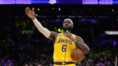 Los Angeles Lakers forward LeBron James (AP) Los Angeles Lakers forward LeBron James (AP)