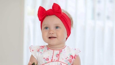 Fancy hair bands for babies spruce up their cuteness quotient.