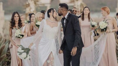 Hardik Pandya, Nataša Stanković share official wedding pics from Udaipur. Hardik Pandya, Nataša Stanković share official wedding pics from Udaipur.