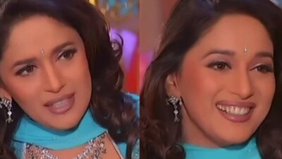 When face reader predicted Madhur Dixit's future on a show.