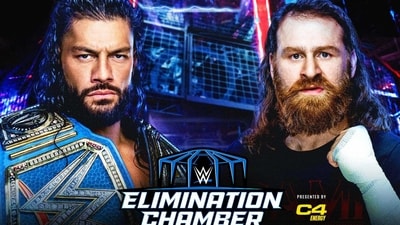 The blockbuster event of WWE Elimination Chamber 2023 is set to take place on Saturday, February 18. (WWE website) The blockbuster event of WWE Elimination Chamber 2023 is set to take place on Saturday, February 18. (WWE website)