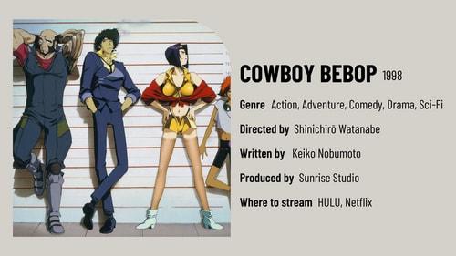 The show is known for its unique blend of Western, jazz, and film noir styles.