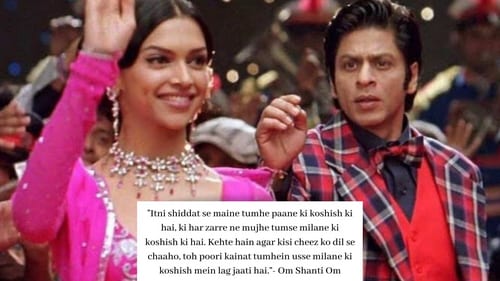 Scene from the film Om Shanti Om. (Instagram/@muriel_smnds) Scene from the film Om Shanti Om. (Instagram/@muriel_smnds)