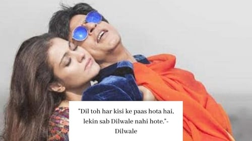 Scene from the film Dilwale. (Red Chillies Entertainment) Scene from the film Dilwale. (Red Chillies Entertainment)