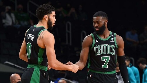 Jayson Tatum and Jaylen Brown Jayson Tatum and Jaylen Brown