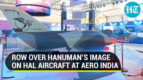 Hanuman controversy at Aero India 2023 | HAL removes pic from HLFT-42 aircraft