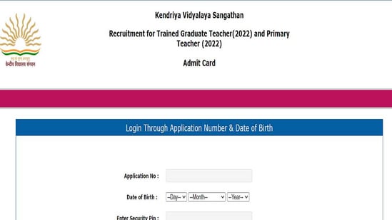 KVS Admit Card 2023 for TGT, PGT, Hindi Translator posts out, download link here