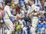 Australia's Steve Smith, right, shakes hands India's captain Rohit Sharma after India won the first cricket test match against Australia in Nagpur Australia's Steve Smith, right, shakes hands India's captain Rohit Sharma after India won the first cricket test match against Australia in Nagpur