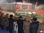 During a nighttime parade last week, North Korea showcased multiple ICBMs that are large enough to strike nearly anywhere in the world. During a nighttime parade last week, North Korea showcased multiple ICBMs that are large enough to strike nearly anywhere in the world.