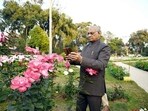 Outgoing Jharkhand Governor Ramesh Bais during his visit to Raj Bhawan in Ranchi on Tuesday. (ANI)