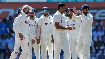 Nagpur, Feb 11 (ANI): India's Ravichandran Ashwin celebrates the dismissal of Australia's Matt Renshaw during Day three of the 1st Test match between India and Australia, at Vidarbha Cricket Association Stadium, in Nagpur on Saturday. (ANI Photo) (BCCI Twitter) Nagpur, Feb 11 (ANI): India's Ravichandran Ashwin celebrates the dismissal of Australia's Matt Renshaw during Day three of the 1st Test match between India and Australia, at Vidarbha Cricket Association Stadium, in Nagpur on Saturday. (ANI Photo) (BCCI Twitter)