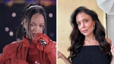 Bethenny Frankel reacts to Rihanna's Super Bowl performance. Bethenny Frankel reacts to Rihanna's Super Bowl performance.