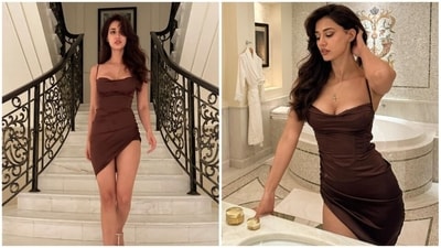 Disha Patani earlier set the internet ablaze with her short brown dress. (Instagram/@paatni) Disha Patani earlier set the internet ablaze with her short brown dress. (Instagram/@paatni)