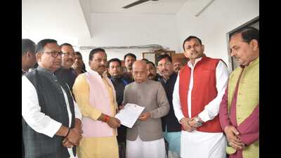 He sent his resignation to the party president through Dharmendra Singh, divisional president, BJP. (HT Photo)