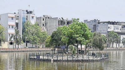 Naini Lake at Model Town in Delhi. (HT ARCHVE) Naini Lake at Model Town in Delhi. (HT ARCHVE)