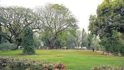 Pushpa Narsee Park, which is spread over 7,000 square meters, has a cycling track and a jogging track. A lot of activities are held here, including a weekly farmers’ market. “The park also functions as a sponge during torrential rains. But instead of revamping defunct parks in the city, the BMC wants to create parking lots below existing beautiful gardens.” (Vijay Bate/HT Photo) Pushpa Narsee Park, which is spread over 7,000 square meters, has a cycling track and a jogging track. A lot of activities are held here, including a weekly farmers’ market. “The park also functions as a sponge during torrential rains. But instead of revamping defunct parks in the city, the BMC wants to create parking lots below existing beautiful gardens.” (Vijay Bate/HT Photo)