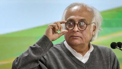 Senior Congress leader Jairam Ramesh during a press conference, at AICC Headquarters in New Delhi on Tuesday. (PTI File)