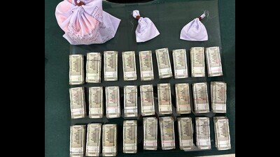 The CASO raids were conducted at suspected hideouts of persons linked with gangster Jagdeep Singh alias Jaggu Bhagwanpuria across the state on Tuesday. (HT Photo) The CASO raids were conducted at suspected hideouts of persons linked with gangster Jagdeep Singh alias Jaggu Bhagwanpuria across the state on Tuesday. (HT Photo)