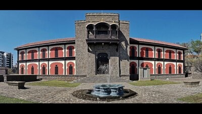 The project was conceptualised by Babasaheb Purandare, who had formed the Maharaja Shiv Chhatrapati Pratishthan for its execution. (RAVINDRA JOSHI/ HT PHOTO) The project was conceptualised by Babasaheb Purandare, who had formed the Maharaja Shiv Chhatrapati Pratishthan for its execution. (RAVINDRA JOSHI/ HT PHOTO)