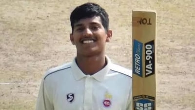 Yash Dhull (86) and Rinku Singh (50) ensured DY Patil Group B chased 225 to beat Canara Bank by five wickets. (Twitter/MishiAmit) Yash Dhull (86) and Rinku Singh (50) ensured DY Patil Group B chased 225 to beat Canara Bank by five wickets. (Twitter/MishiAmit)