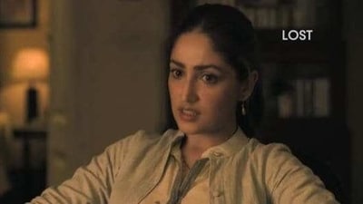 Yami Gautam in a still from Lost trailer.