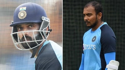 R Sridhar recalled an incident when Ajinkya Rahane saw through Prithvi Shaw (Getty) R Sridhar recalled an incident when Ajinkya Rahane saw through Prithvi Shaw (Getty)