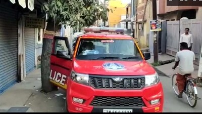 The National Investigation Agency conducts raids in Coimbatore and Mayiladuthurai in Tamil Nadu, in connection with the Coimbatore car cylinder blast case. (ANI) The National Investigation Agency conducts raids in Coimbatore and Mayiladuthurai in Tamil Nadu, in connection with the Coimbatore car cylinder blast case. (ANI)