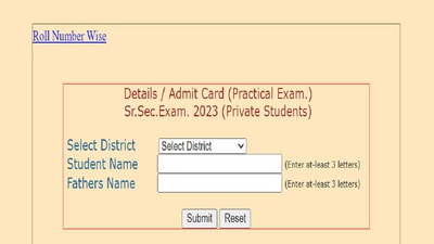 Rajasthan Board Admit Card 2023: RBSE Class 12 practical exam admit card out Rajasthan Board Admit Card 2023: RBSE Class 12 practical exam admit card out