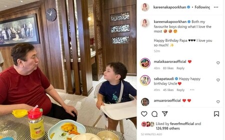 Kareena Kapoor shared a candid picture to wish Randhir Kapoor on his birthday. Kareena Kapoor shared a candid picture to wish Randhir Kapoor on his birthday.