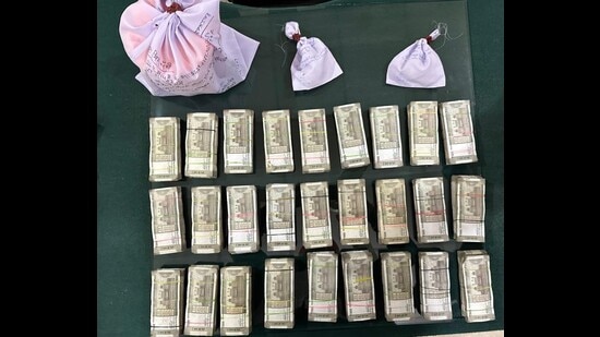 The CASO raids were conducted at suspected hideouts of persons linked with gangster Jagdeep Singh alias Jaggu Bhagwanpuria across the state on Tuesday. (HT Photo)