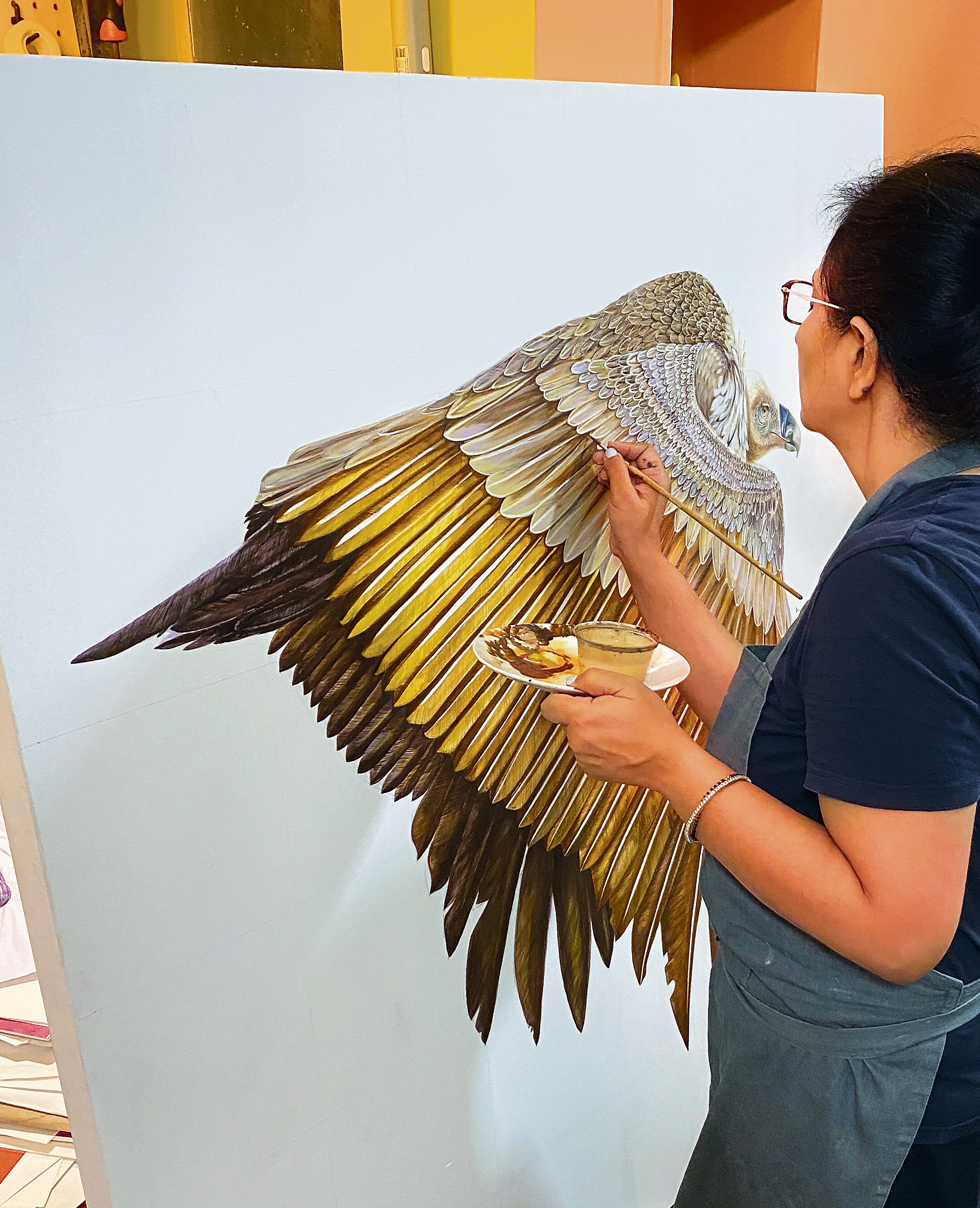 Through her works, artist Rupa Samaria hopes to bring about a change in the mindset towards Nature conservation.