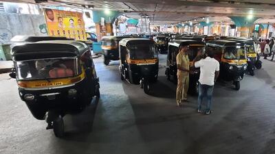 “Despite having an auto lane, the auto drivers are seen parking their vehicles elsewhere. They sometimes also charge as per their convenience and do not go by meter. These auto drivers are found standing in groups and causing congestion at the entrance. There is a need to have proper discipline among them,” said Sudhakar Jagtap, 39, a commuter. (Praful Gangurde / HT Photo) “Despite having an auto lane, the auto drivers are seen parking their vehicles elsewhere. They sometimes also charge as per their convenience and do not go by meter. These auto drivers are found standing in groups and causing congestion at the entrance. There is a need to have proper discipline among them,” said Sudhakar Jagtap, 39, a commuter. (Praful Gangurde / HT Photo)
