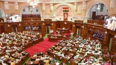 A view of the Uttar Pradesh assembly in session. (FILE PHOTO) A view of the Uttar Pradesh assembly in session. (FILE PHOTO)