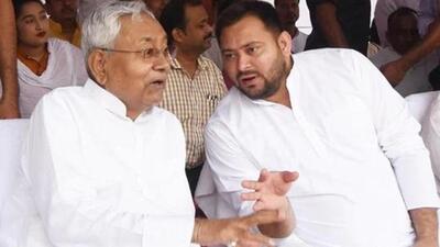 Bihar chief minister Nitish Kumar and deputy CM Tejashwi Prasad Yadav. (File Photo) Bihar chief minister Nitish Kumar and deputy CM Tejashwi Prasad Yadav. (File Photo)