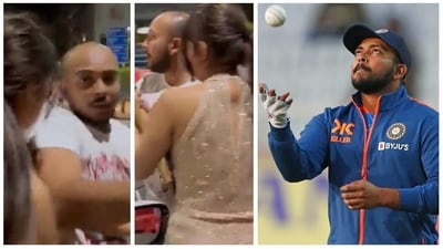 In a viral video shared on social media, Indian cricketer Prithvi Shaw can be seen engaged in a heated argument with a female. (ANI-Twitter) In a viral video shared on social media, Indian cricketer Prithvi Shaw can be seen engaged in a heated argument with a female. (ANI-Twitter)