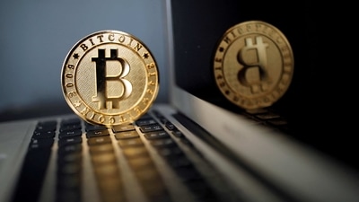 A representation of bitcoin is seen in an illustration picture. (REUTERS)
