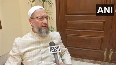 AIMIM president Asaduddin Owaisi spoke to reporters on Thursday. (ANI) AIMIM president Asaduddin Owaisi spoke to reporters on Thursday. (ANI)