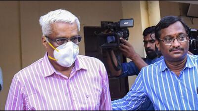 Kochi: Kerala chief mnister Pinarayi Vijayan's former principal secretary M Sivasankar who was remanded to five-day ED custody by a PMLA Court, in Kochi, on Wednesday. (PTI) Kochi: Kerala chief mnister Pinarayi Vijayan's former principal secretary M Sivasankar who was remanded to five-day ED custody by a PMLA Court, in Kochi, on Wednesday. (PTI)