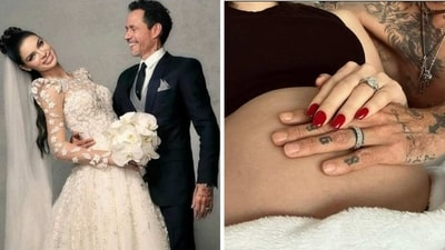 Nadia Ferreira with husband Marc Anthony. Nadia Ferreira with husband Marc Anthony.