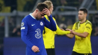 Chelsea's Mason Mount looks dejected after the match (REUTERS)