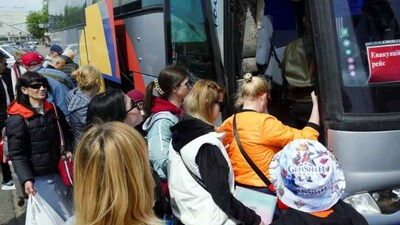 Ukrainian citizens are the second largest foreign population in Germany after Turkish nationals by October 2022. (Reuters)