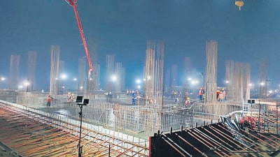 The under-construction phase 1 of the airport is slated to be operational by 2024-end. (NIAL/ANI/) The under-construction phase 1 of the airport is slated to be operational by 2024-end. (NIAL/ANI/)