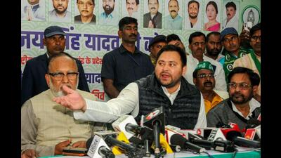 Vihar deputy chief minister Tejashwi Prasad Yadav. (PTI) Vihar deputy chief minister Tejashwi Prasad Yadav. (PTI)
