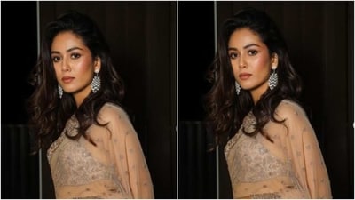 Assisted by makeup artist Richard Joseph, Mira decked up in nude eyeshadow, black eyeliner, black kohl, mascara-laden eyelashes, drawn eyebrows, contoured cheeks and a shade of nude lipstick. (Instagram/@mira.kapoor) Assisted by makeup artist Richard Joseph, Mira decked up in nude eyeshadow, black eyeliner, black kohl, mascara-laden eyelashes, drawn eyebrows, contoured cheeks and a shade of nude lipstick. (Instagram/@mira.kapoor)