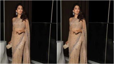 Mira played muse to fashion designer Arpita Mehta and picked a stunning ethnic ensemble from the shelves of the designer house. (Instagram/@mira.kapoor) Mira played muse to fashion designer Arpita Mehta and picked a stunning ethnic ensemble from the shelves of the designer house. (Instagram/@mira.kapoor)